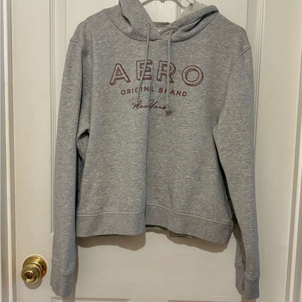 Aero Hoodie Kids Girl's Size XL Grey.